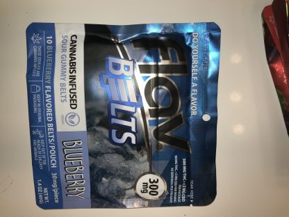 Flav sour Belts 300 mg Blueberry - Vegan